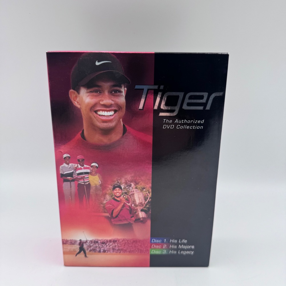 Tiger The Authorized DVD Collection 3-Disc Set Tiger Woods Documentary Golf